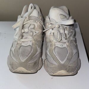 New Balance Kids White Athletic Sneakers